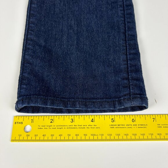 Loft Jeans Womens 2 (28x25) Modern Kick Crop Mid Rise Dark Wash Stretch Mid Rise - Picture 12 of 14